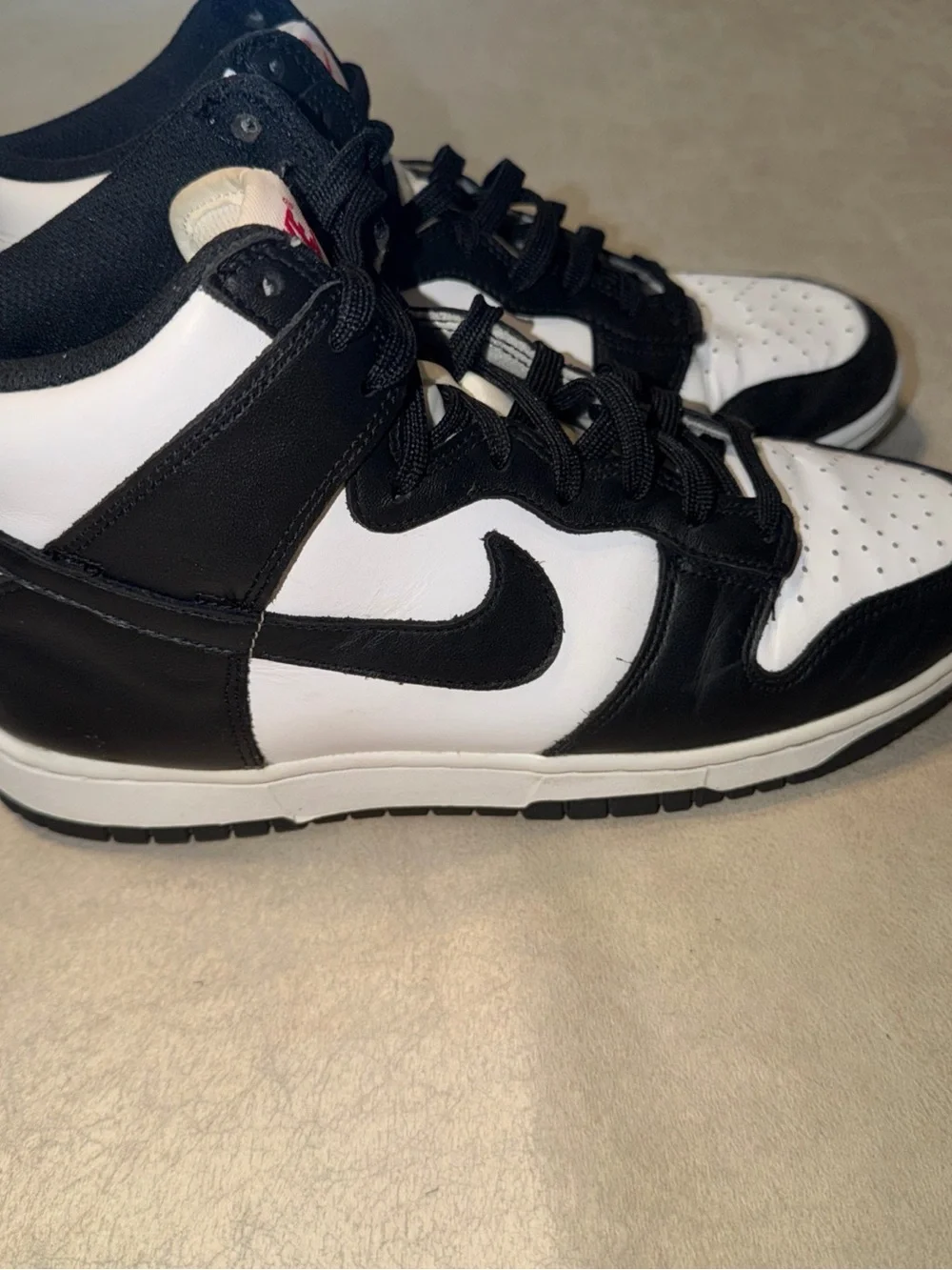 Nike Women’s‘Panda’ Dunk High Black White Size 8.5 DD1869-103 NICE!